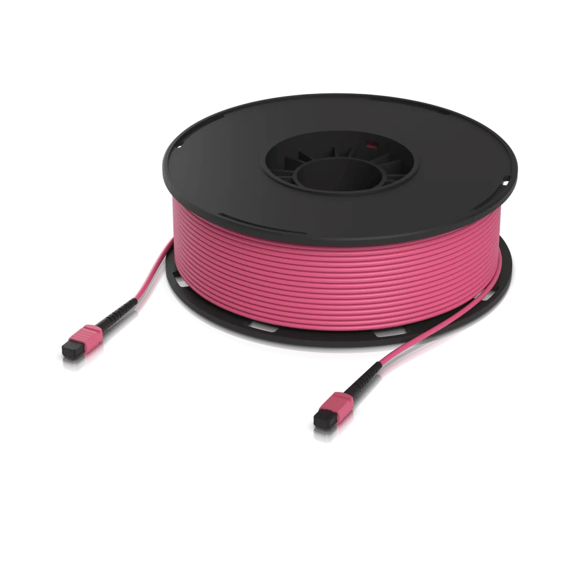 Cable Fibra Ubiquiti JF4MM100U MPO-MPO 12 fibras OM4 MM LSZH 100m Type-B jumper duplex 2