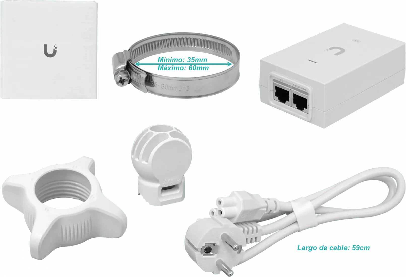 Punto de Acceso PtMP 60 GHz con Cobertura de 90°,Wave Access Point Micro, CapMax 5 Gbps(2x 2.5 Gbps) 7
