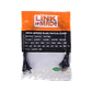 Pack x4 Cable Patch LINKMADE Cat6 Negro 50cm LSZH Inyectado Multifilar - Miniatura 3