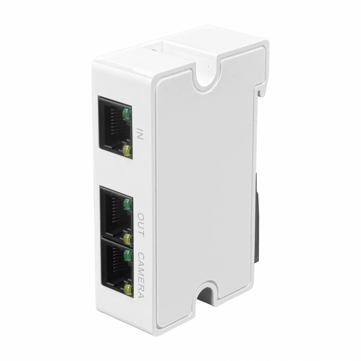 Extensor Mini Switch PoE 2 Puertos + 1 Cascada, Dahua PFT1300 - 300m, Montaje DIN/Interno 2