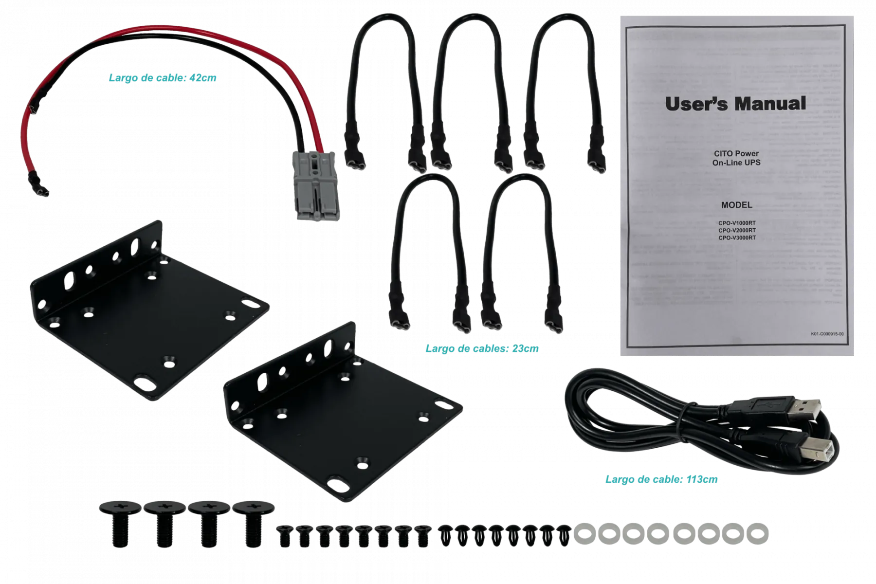 UPS CITO CPO-V3K Online 3kVA/2700W, 0ms, Rack 2U, Protección Crítica 6