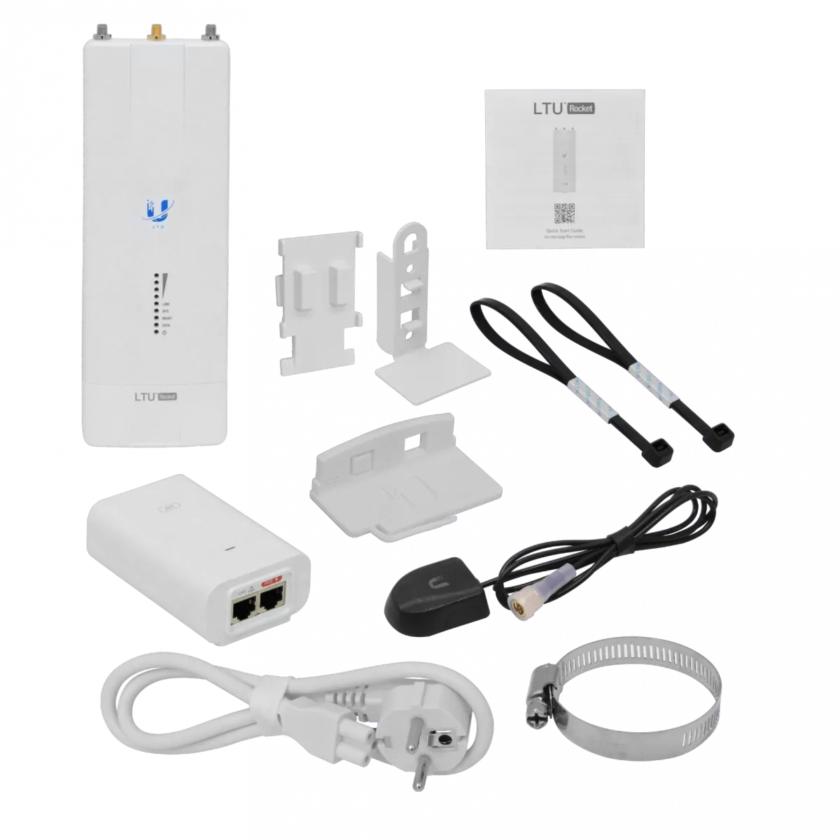Punto de Acceso Inalámbrico 4.9-6.2GHz, 29dBm, IP67, GPS, Ubiquiti LTU Rocket 4