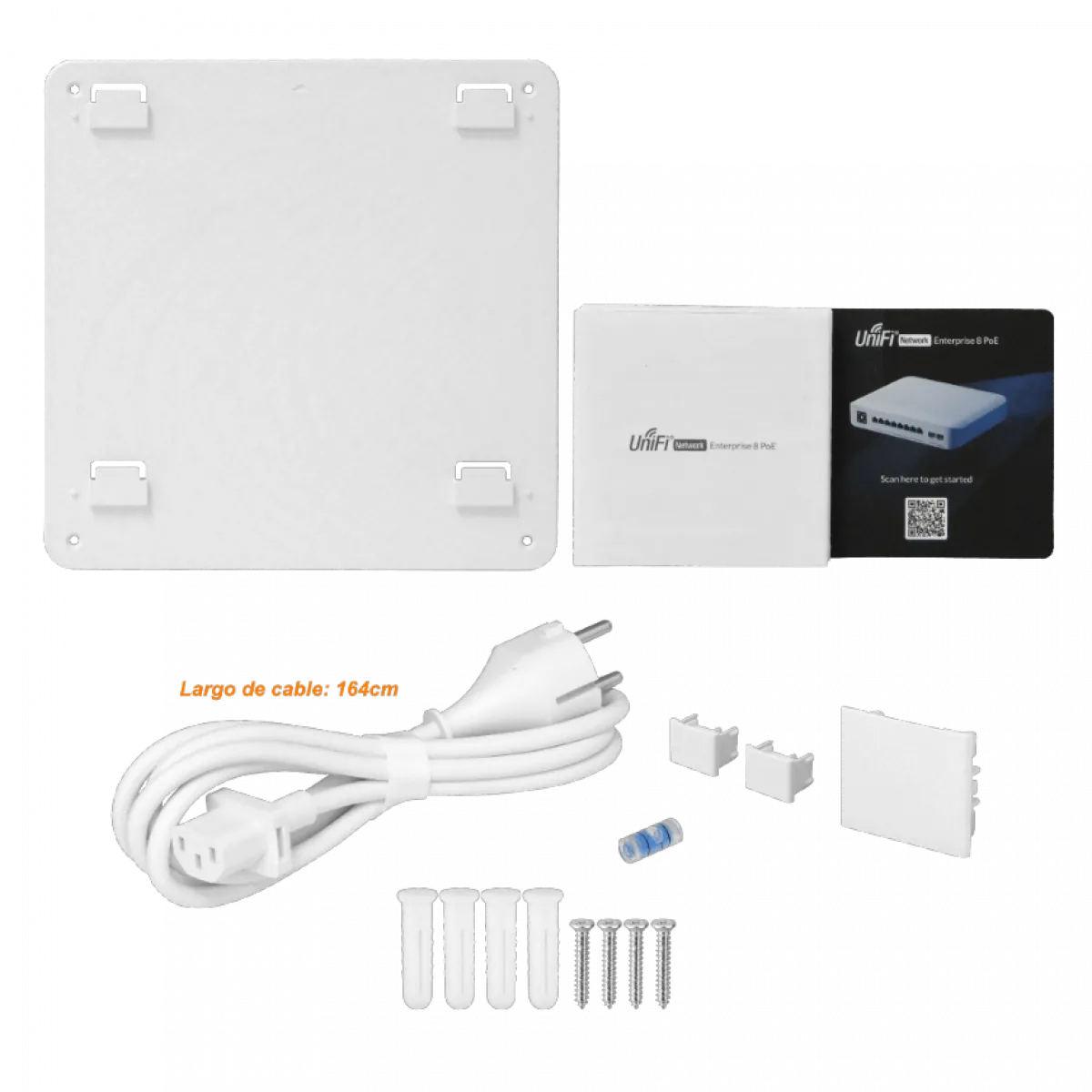 Switch Ubiquiti Enterprise, 8 Puertos PoE+ RJ45 de 2,5 GbE, Disponibilidad PoE 120W 4