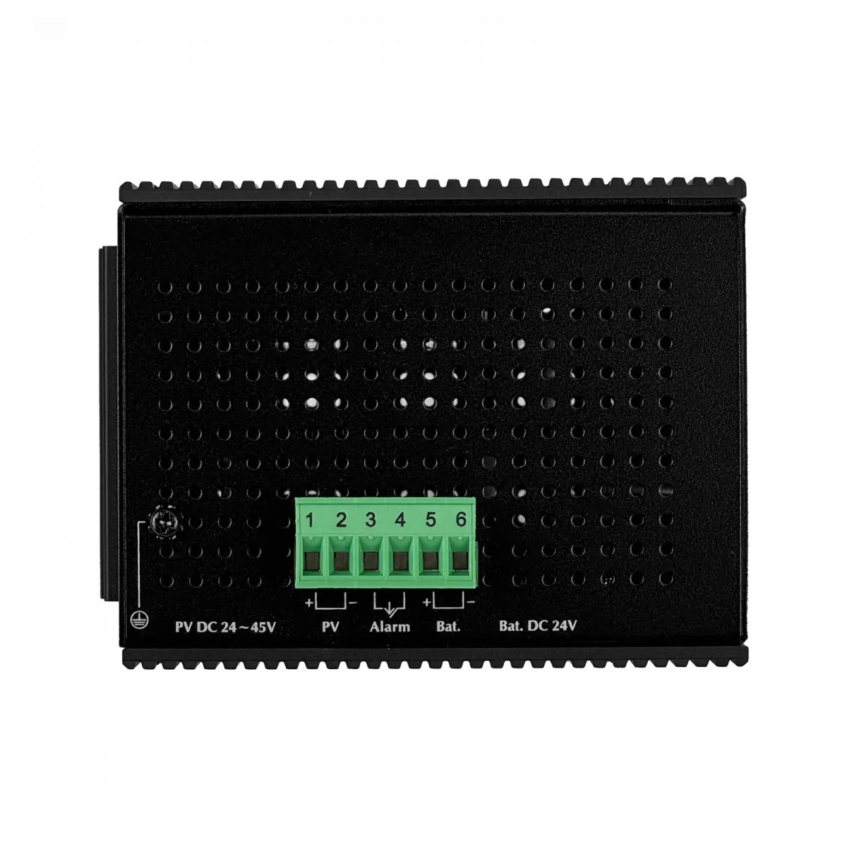 PLANET Switch Adm 5-1000-PoE+ CargaSolar PV24-45V/120W req-Bat24V Rdin 4