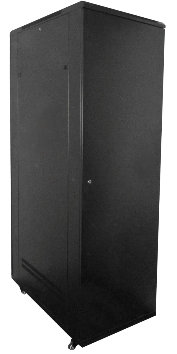 Gabinete 42U Fondo 1000mm Vidrio 4 Ventiladores PDU y Bandejas  2