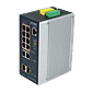 Switch PLANET 8-1000-PoE 2-1000 2-SFP 240W-tot RielDIN Switch Indust 8P2T2S - Miniatura 2