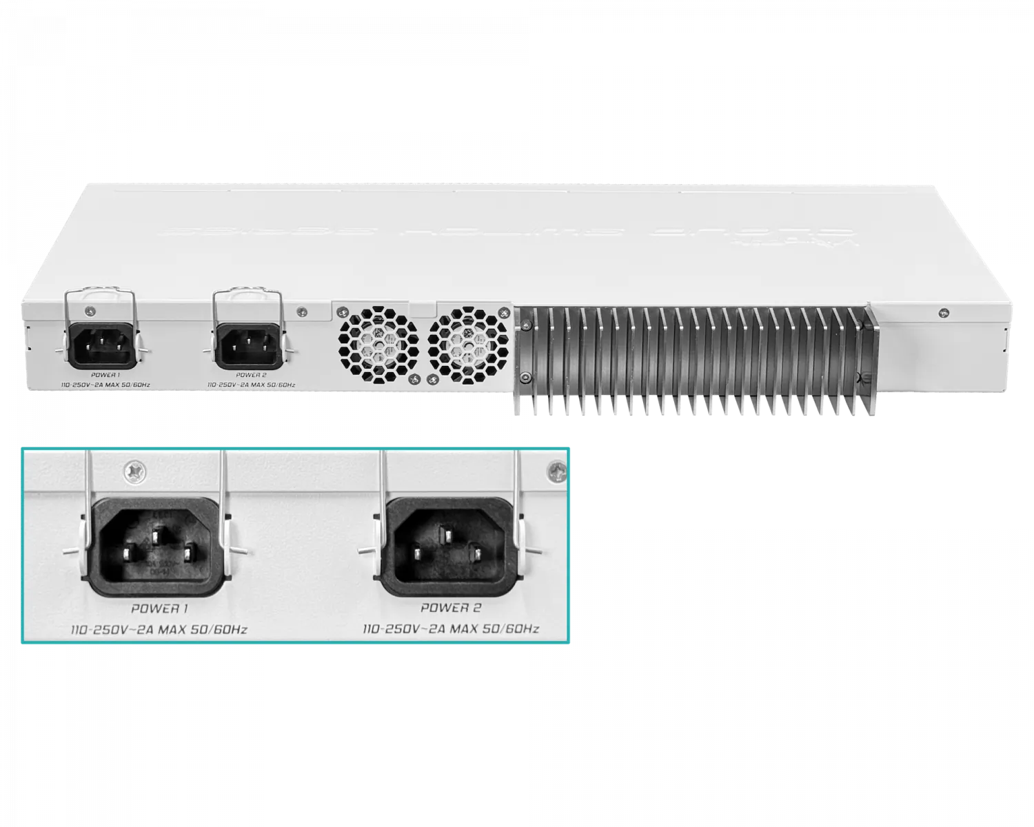 Switch MikroTik CRS317-1G-16S+RM, 16 SFP+, 1 Gigabit LAN, Dual PSU, 1U Rack, Enfriamiento Pasivo 2