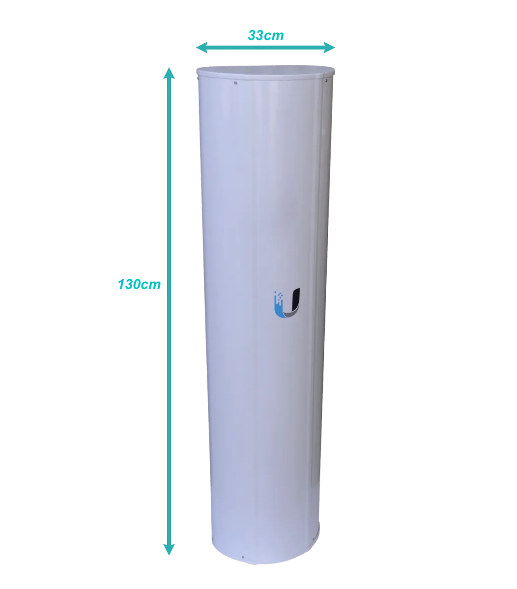 Antena Sectorial Ubiquiti AP-5AC-90-HD - 3x30°H, 8°V, 22dBi, 6-RPSMA 2