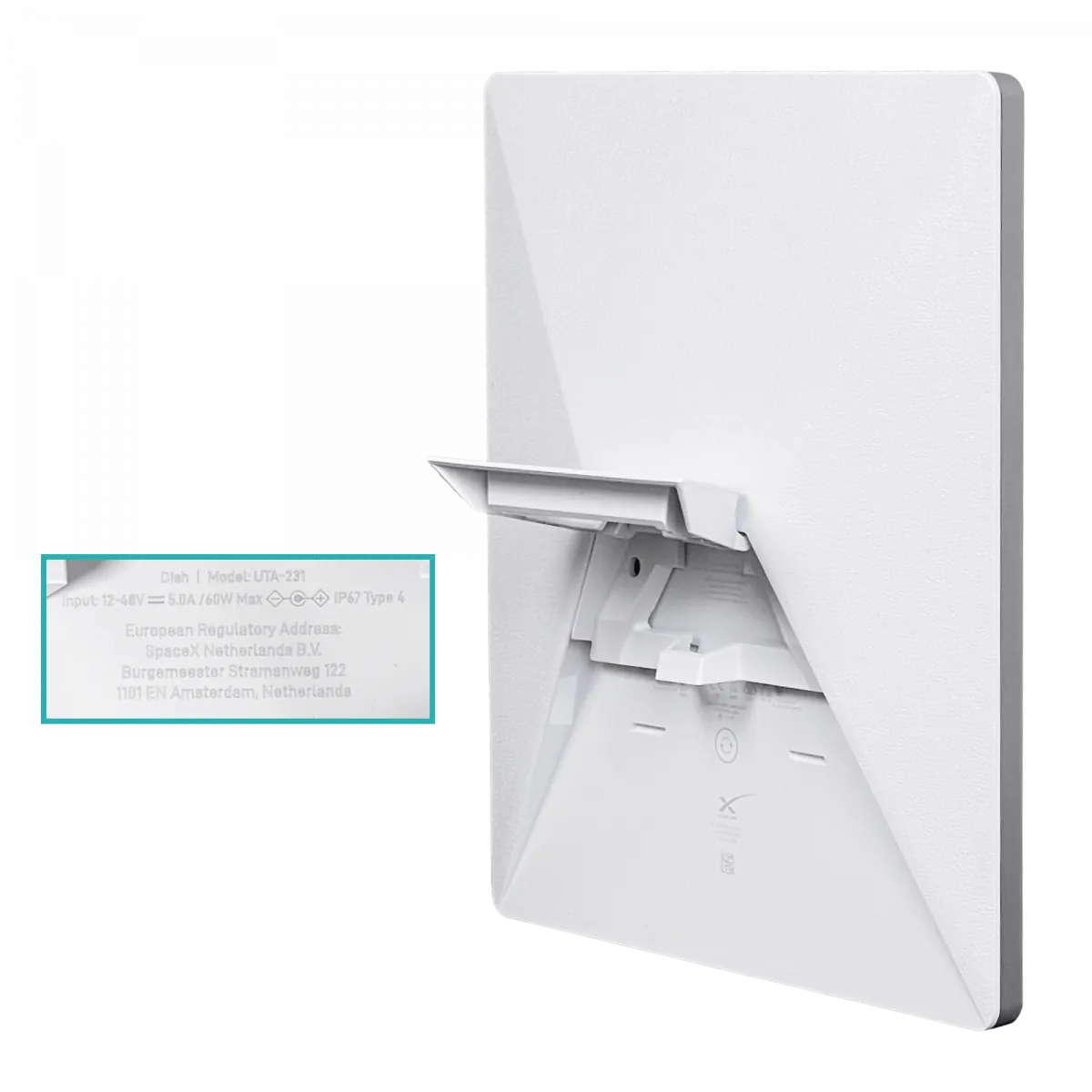 Antena Satelital Starlink Mini WiFi 5 - 1 LAN, 12-48VDC, IP67, 60W 9