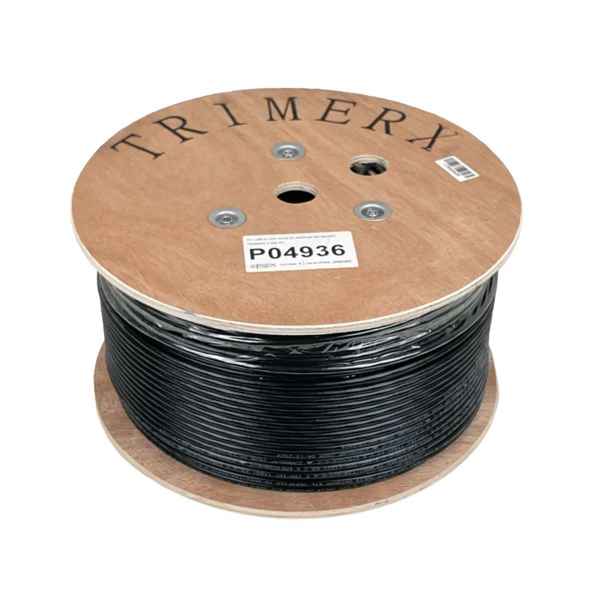 Cable UTP Exterior TRIMERX CAT6 305m Multifilar AWG23 Cobre 2