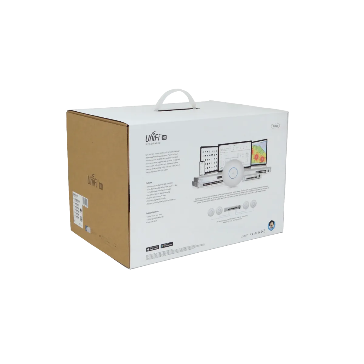 Ubiquiti Unifi UAP-AC-HD - Punto de acceso inalámbrico - 802.11ac Wave 2 - 802.11a/b/g/n/ac Wav 3