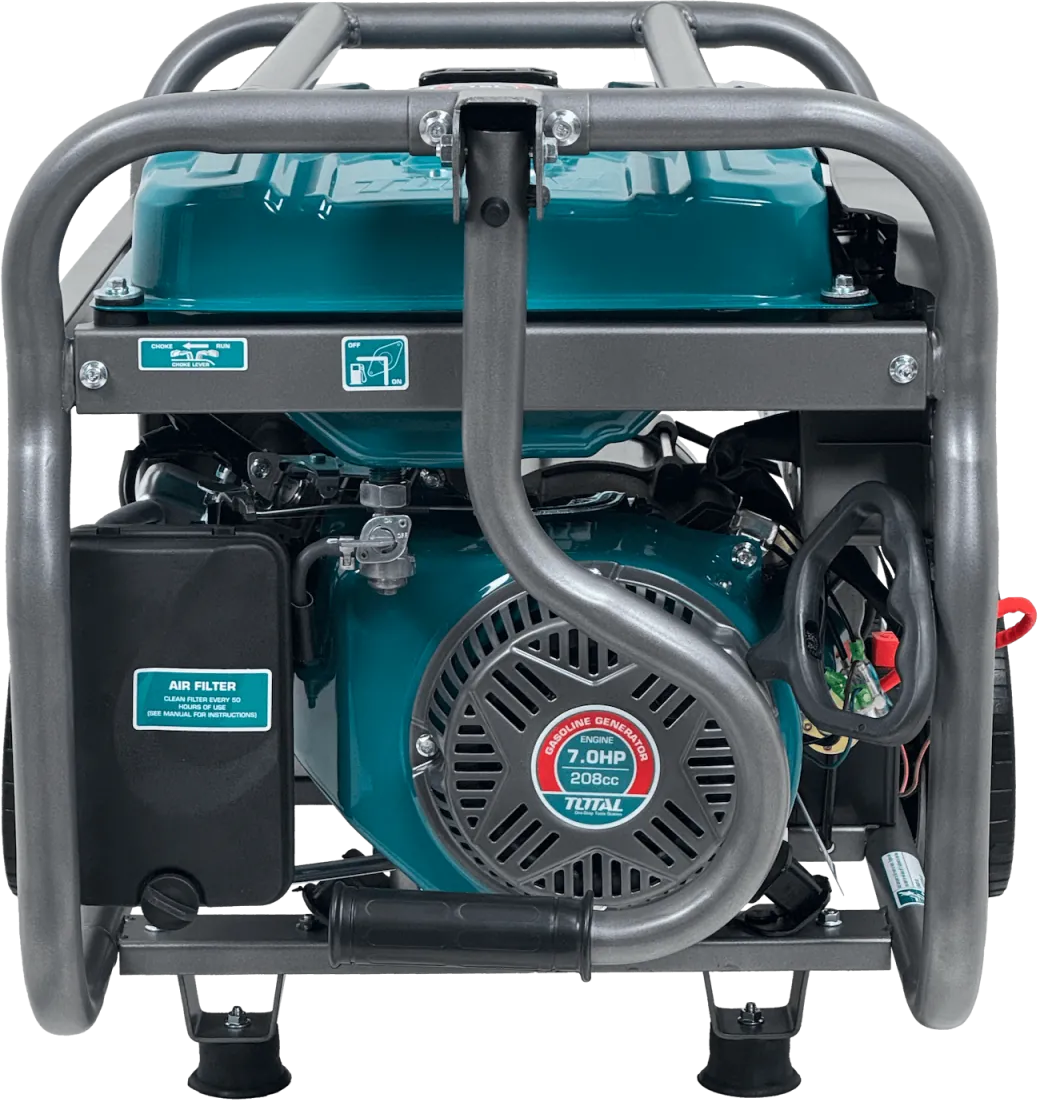 Generador a Gasolina TOTAL TP135006E 3500W Tanque 15L 220V - Compacto y Eficiente 4