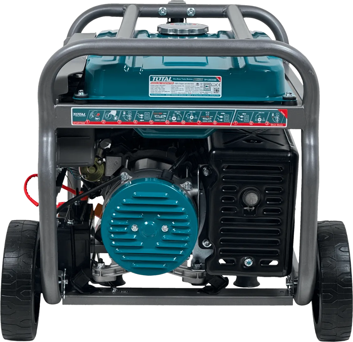 Generador a Gasolina TOTAL TP135006E 3500W Tanque 15L 220V - Compacto y Eficiente 6