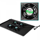 Gabinete Rack LINKMADE RK42-10VLD 42U 100cm de Fondo Desarmado con PDU, Ventilador y Bandejas, Negro - Miniatura 4