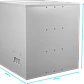Rack Exterior Poste Galvanizado p/Baterias Algcom 6U 640x590mm IP54  - Miniatura 3