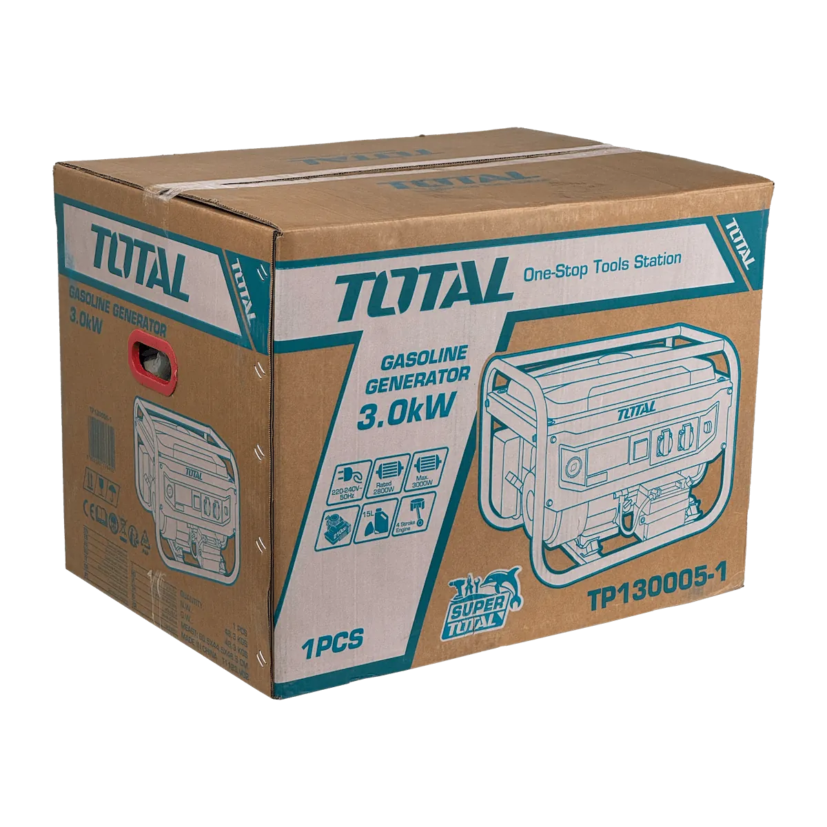 Generador Total TP130005-1 - Gasolina 3kW, 210cc, Arranque Eléctrico 5
