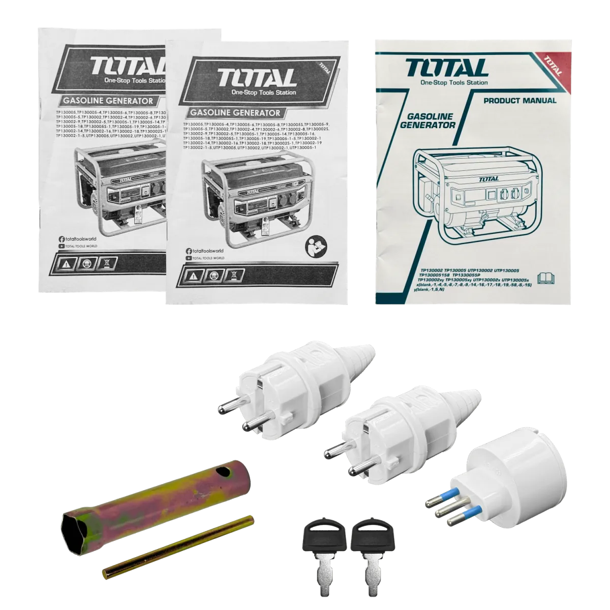 Generador Total TP130005-1 - Gasolina 3kW, 210cc, Arranque Eléctrico 4