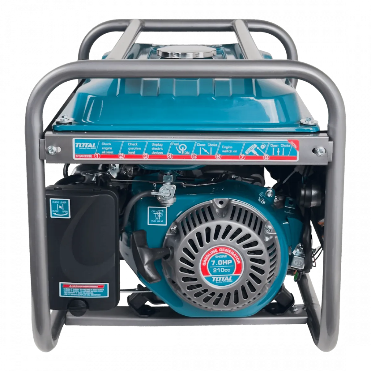 Generador Total TP130005-1 - Gasolina 3kW, 210cc, Arranque Eléctrico 7
