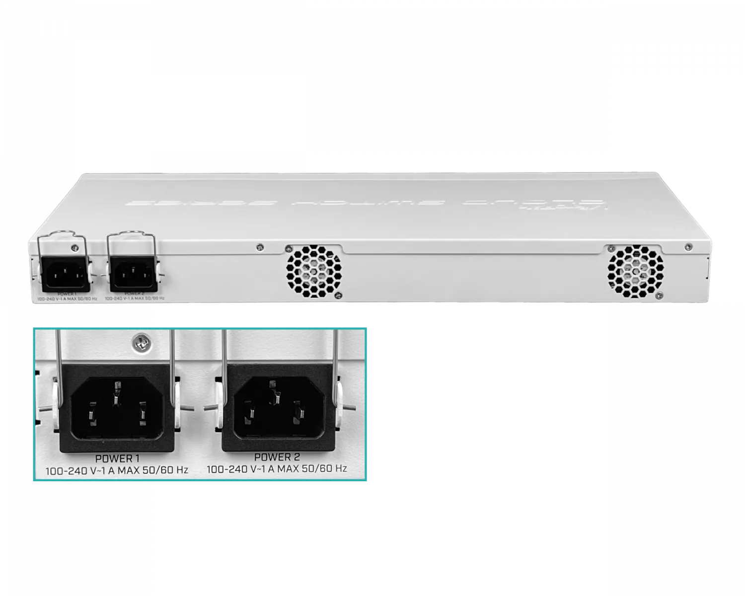Switch MikroTik CRS328-4C-20S-4S+RM - 20 SFP, 4 SFP+ 10G, Dual Power 2
