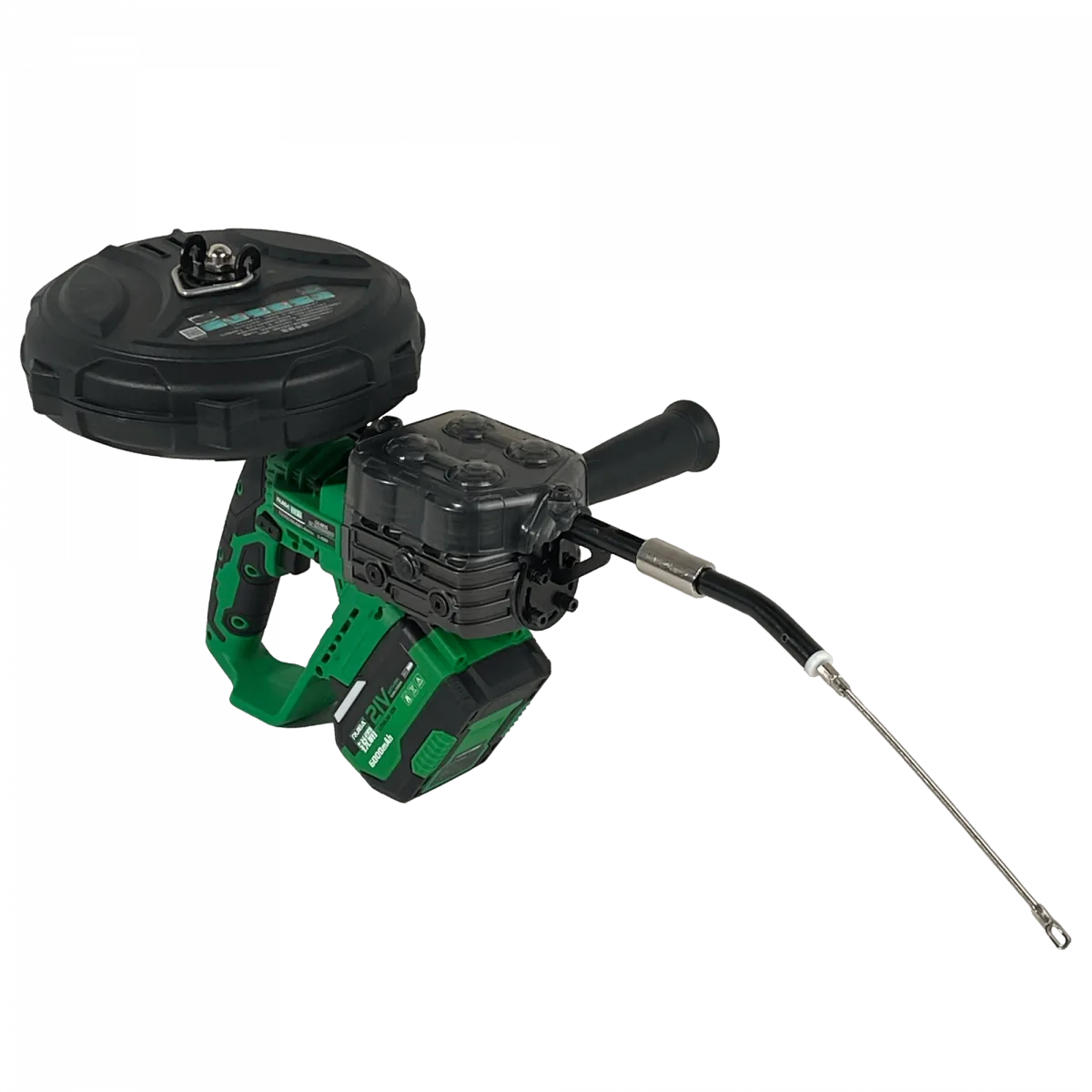 Laucha Pasacable 20mt Electrica Motorizada inc-Bateria Litio 21V 3
