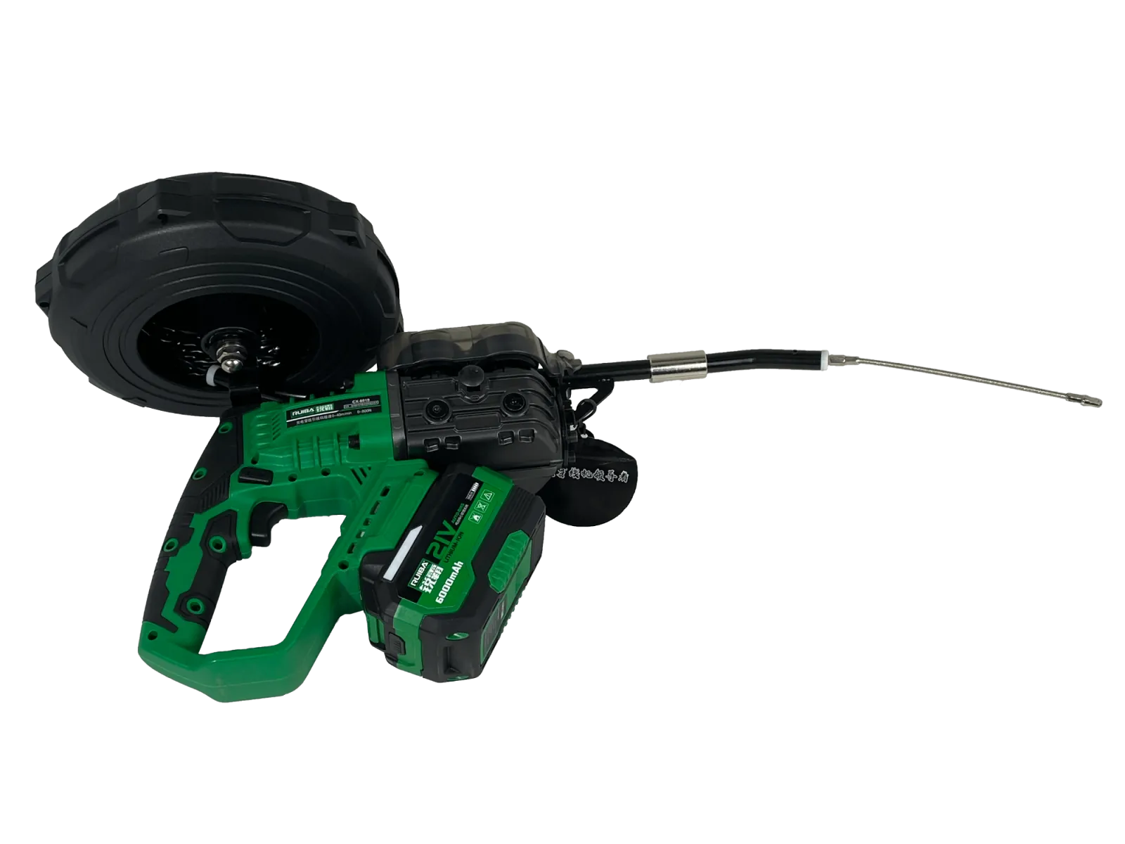 Laucha Pasacable 20mt Electrica Motorizada inc-Bateria Litio 21V 4