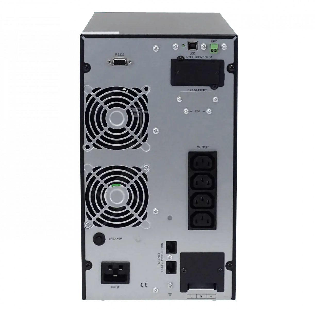 ENERSAFE 390WH 6x9AH 3KVA 2700W 0/4ms DB9 Expandi-72V UPS Torre Online 3