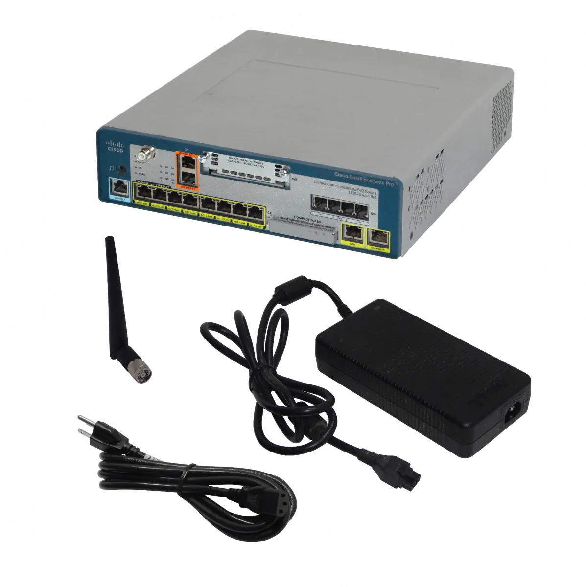 CISCO IP-PBX 2-BRI-ISDN 4-FXS 8-PoE 1-RPTNC-2dBi Console WAN Refacc. 5