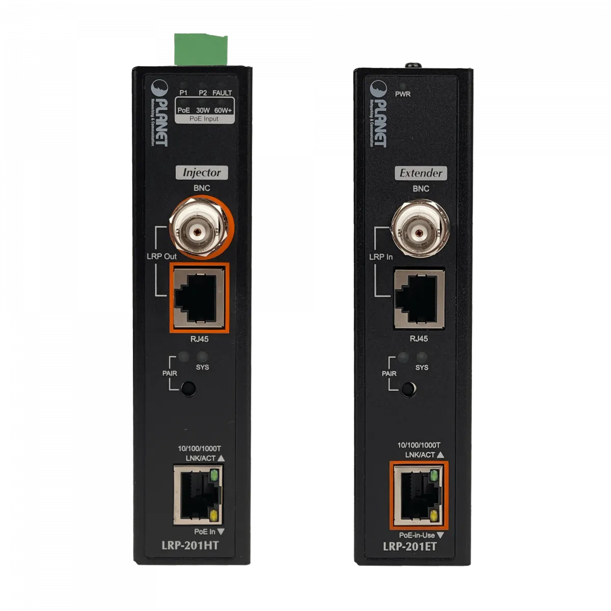 Kit Extensor Industrial PLANET LRP-201-KIT - Transmisión PoE de Largo Alcance hasta 600m 2