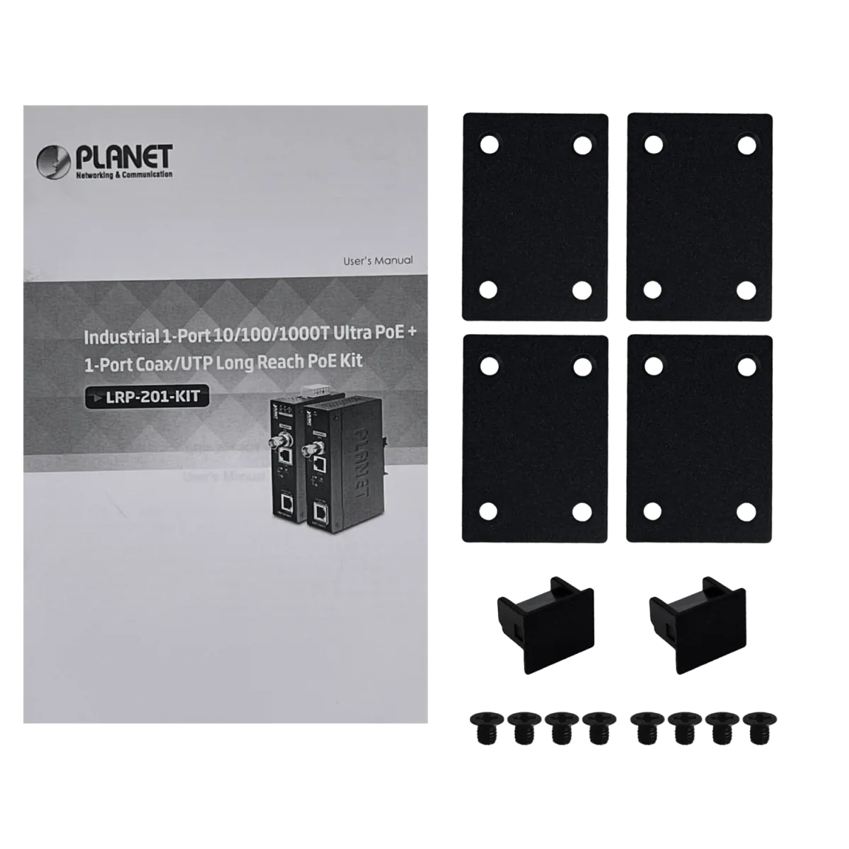 Kit Extensor Industrial PLANET LRP-201-KIT - Transmisión PoE de Largo Alcance hasta 600m 5