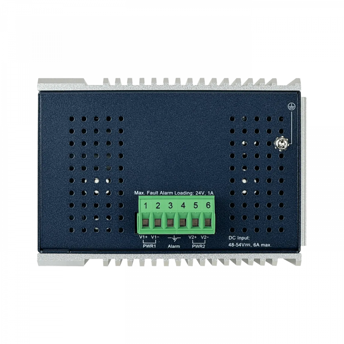 Switch PLANET 8-1000(4PoE-at) 2-SFP 144W-tot RielDIN Switch Industrial 4P4T2S 2