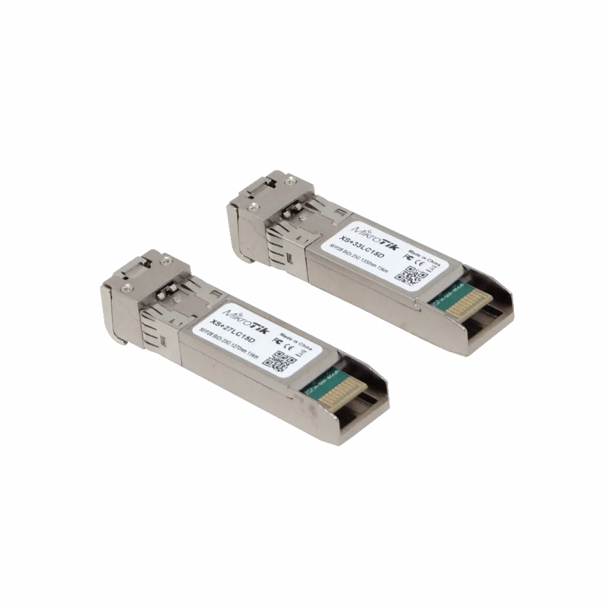 Módulo MikroTik XS+2733LC15D SFP28/SFP+10G BiDi 1270/1330nm 15km (2 unidades) 4