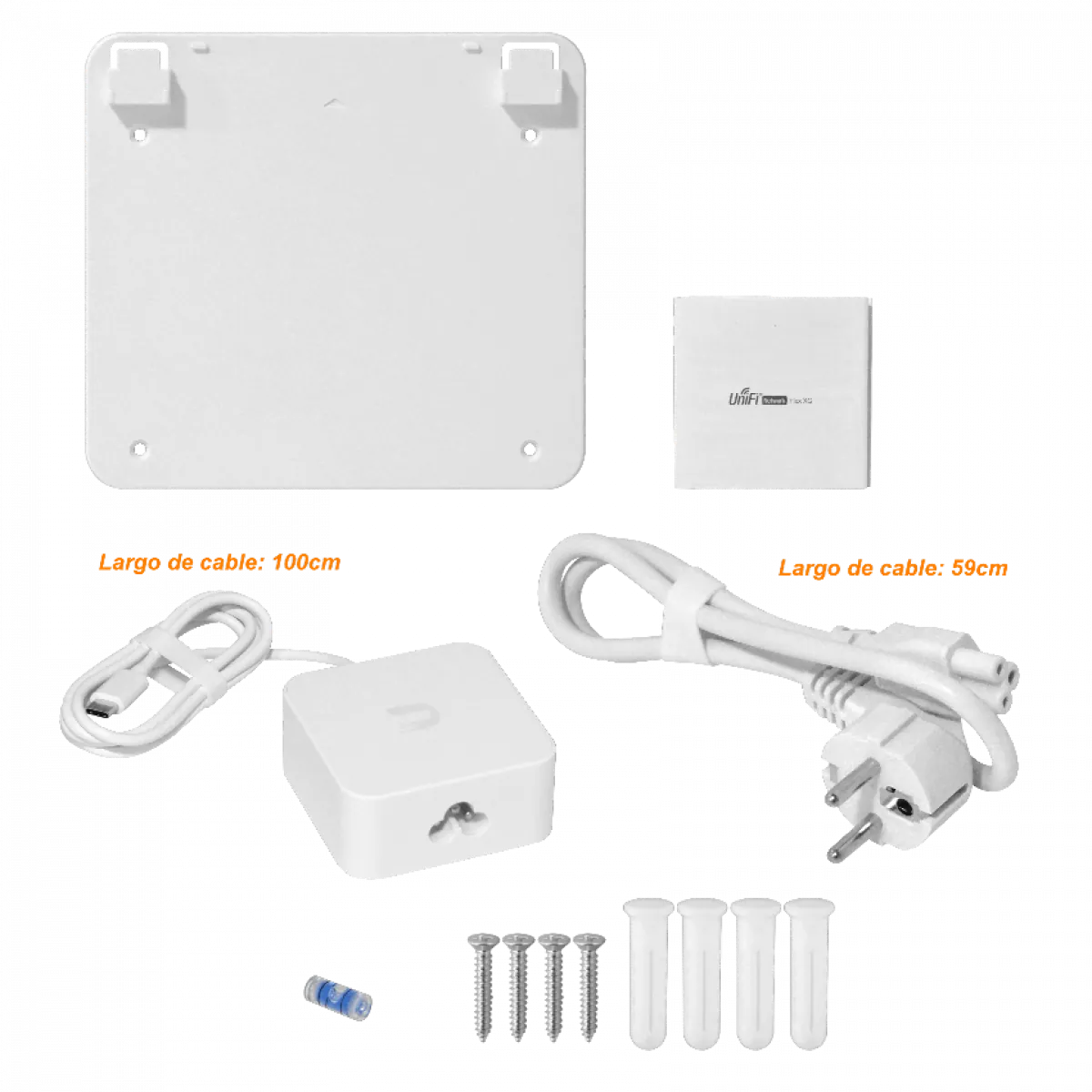 Switch Gestionado 5 Puertos con 4 Puertos 10G y Entrada PoE+, Ubiquiti UniFi Switch Flex XG 2