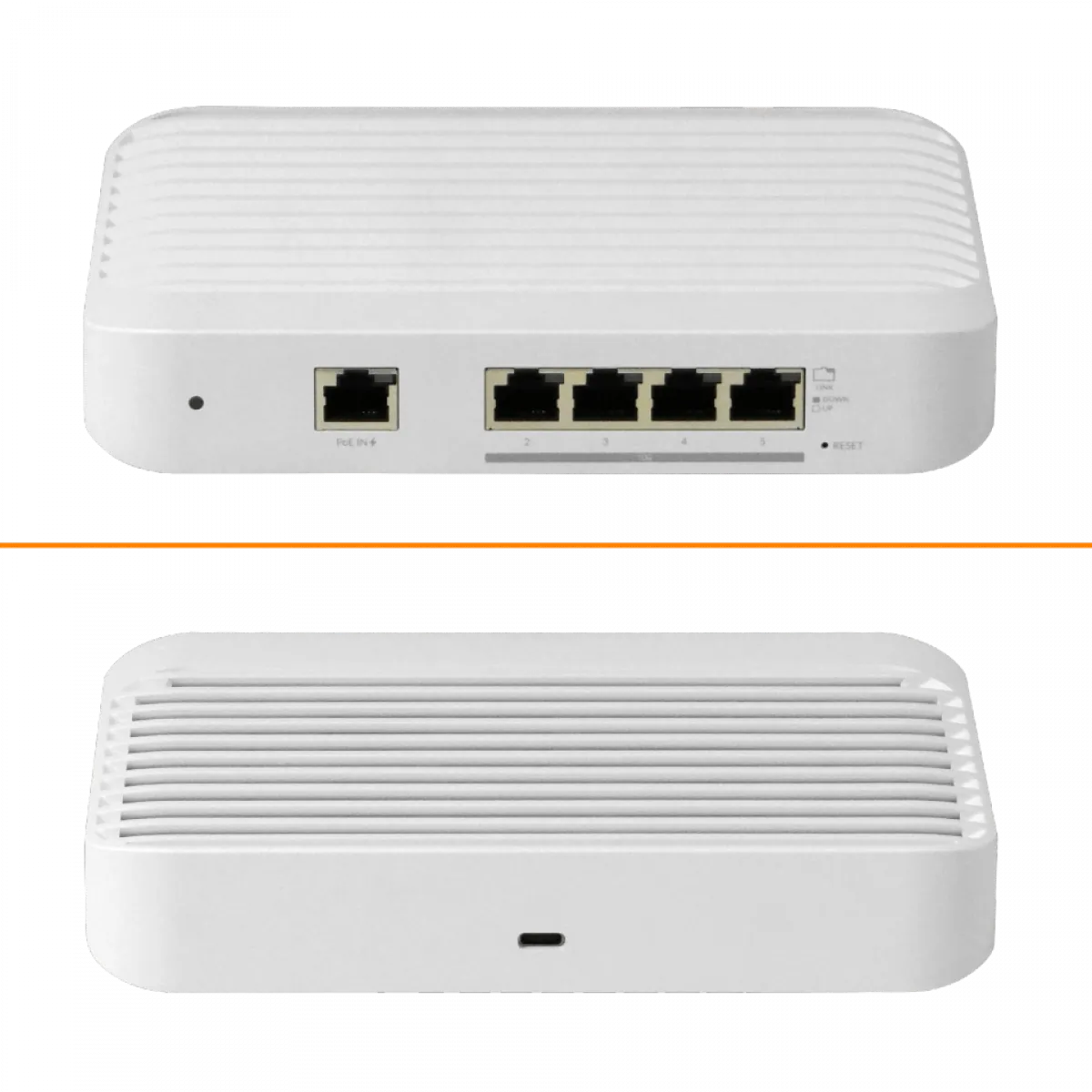 Switch Gestionado 5 Puertos con 4 Puertos 10G y Entrada PoE+, Ubiquiti UniFi Switch Flex XG 4