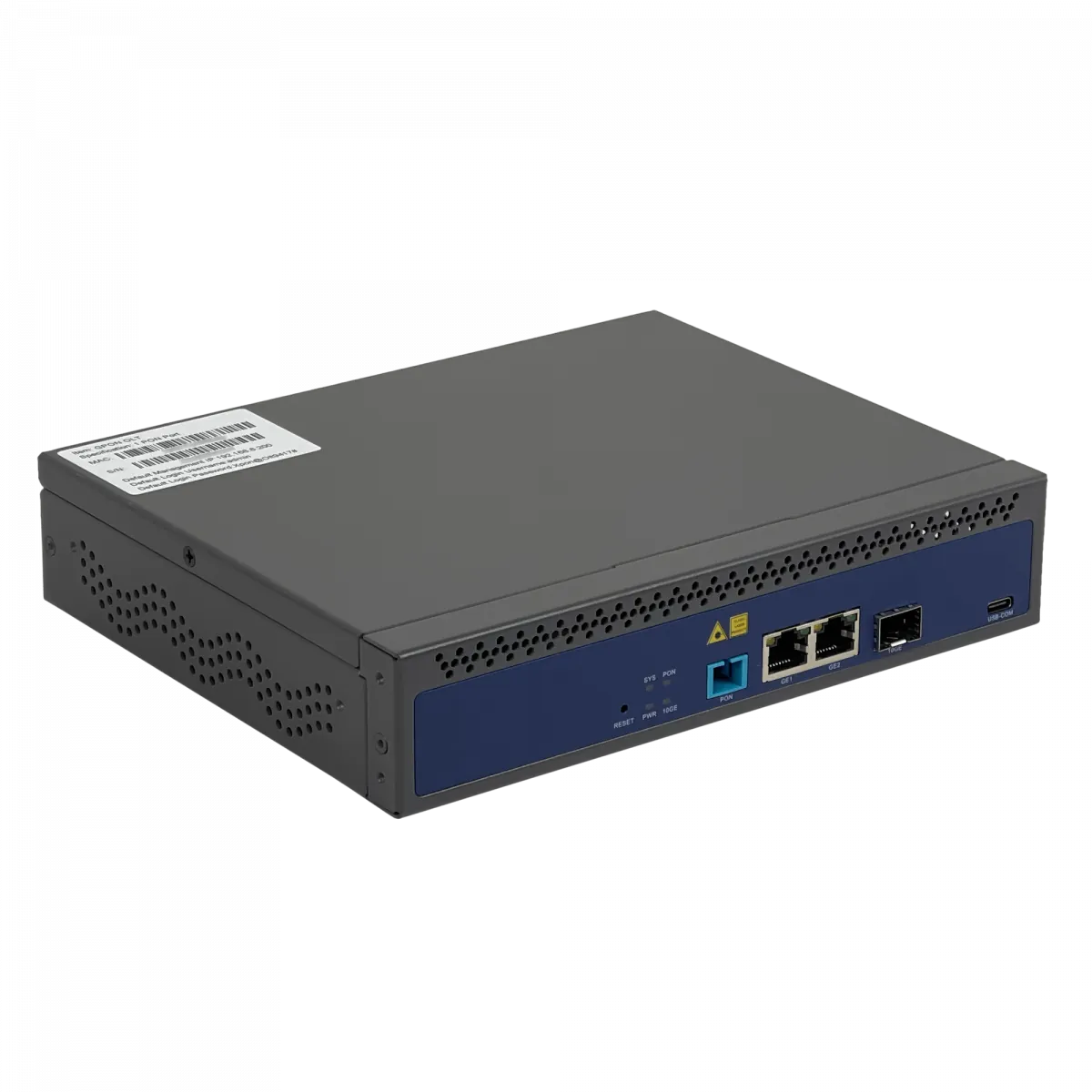 OLT GPON 1 Puerto SC/UPC con Uplink SFP+ 10G y Consola USB-C – Modelo OLT-1G 3
