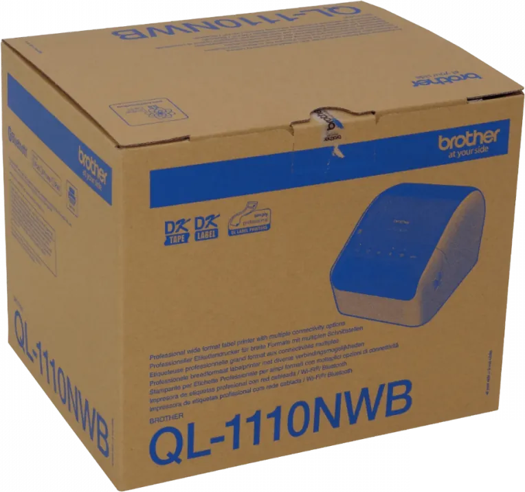 Impresora termica Brother QL-1110NWB 103mm USB LAN WiFi BT 300dpi autocorte 5