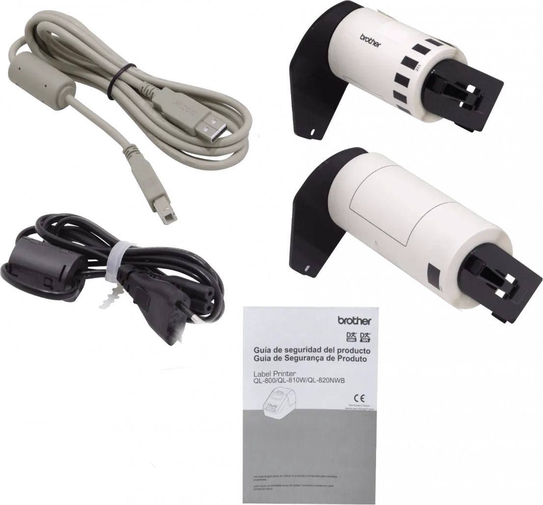 Impresora termica Brother QL-1110NWB 103mm USB LAN WiFi BT 300dpi autocorte 3