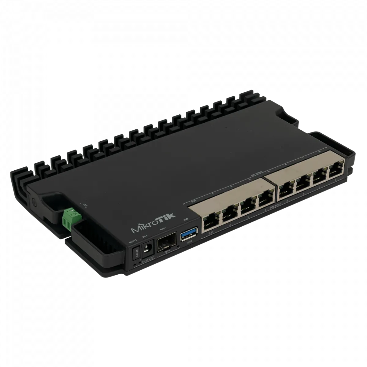 Router Compacto con PoE+ y Puertos Gigabit MikroTik RB5009UPr+S+IN 4