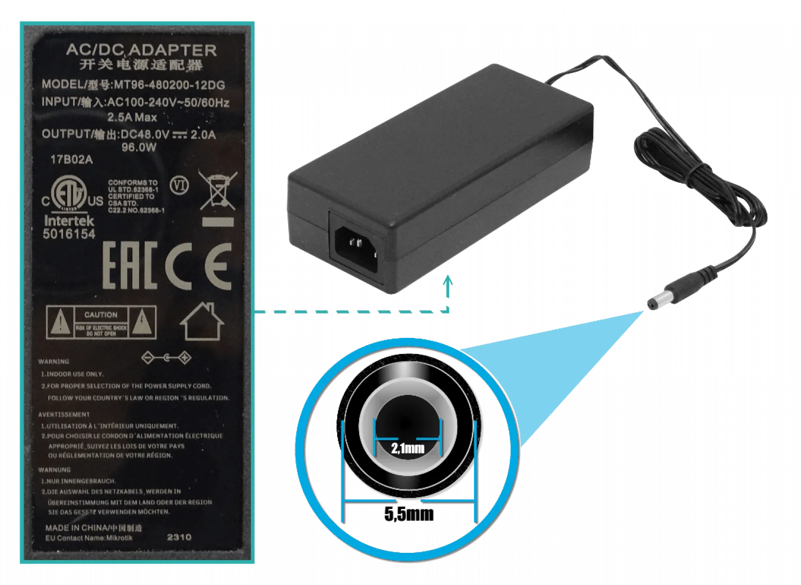 Router Compacto con PoE+ y Puertos Gigabit MikroTik RB5009UPr+S+IN 6