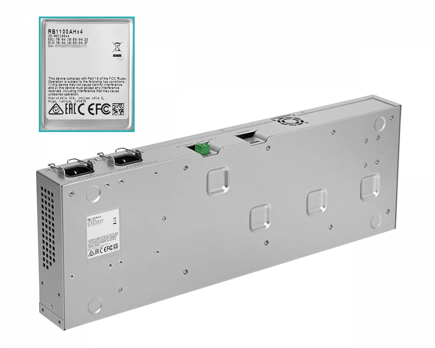 Router Empresarial 1U con 13 Puertos Gigabit MikroTik RB1100AHx4, RouterOS v7 (Licencia Nivel 6) 4