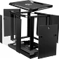 Rack  9U 45CM-Fondo Gabinete Rack Pared Muro Negro Linkmade - Miniatura 2