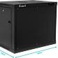 Rack  9U 45CM-Fondo Gabinete Rack Pared Muro Negro Linkmade - Miniatura 3