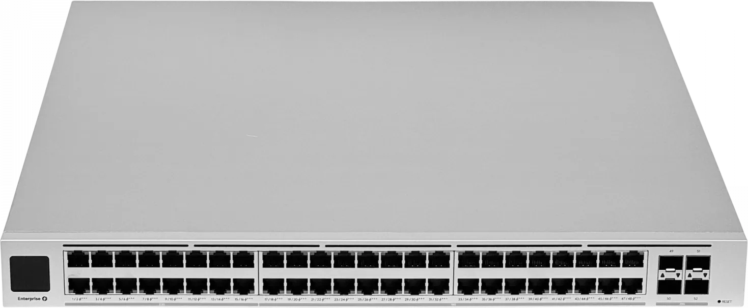 Switch Ubiquiti ECS 48 POE 48 Puertos PoE+++ con Uplink 25G Gestion L3 para Redes Empresariales 3
