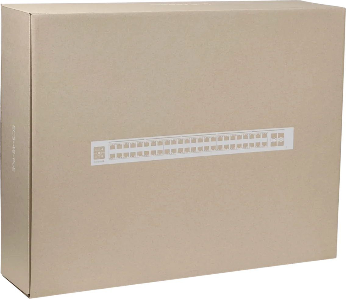 Switch Ubiquiti ECS 48 POE 48 Puertos PoE+++ con Uplink 25G Gestion L3 para Redes Empresariales 7