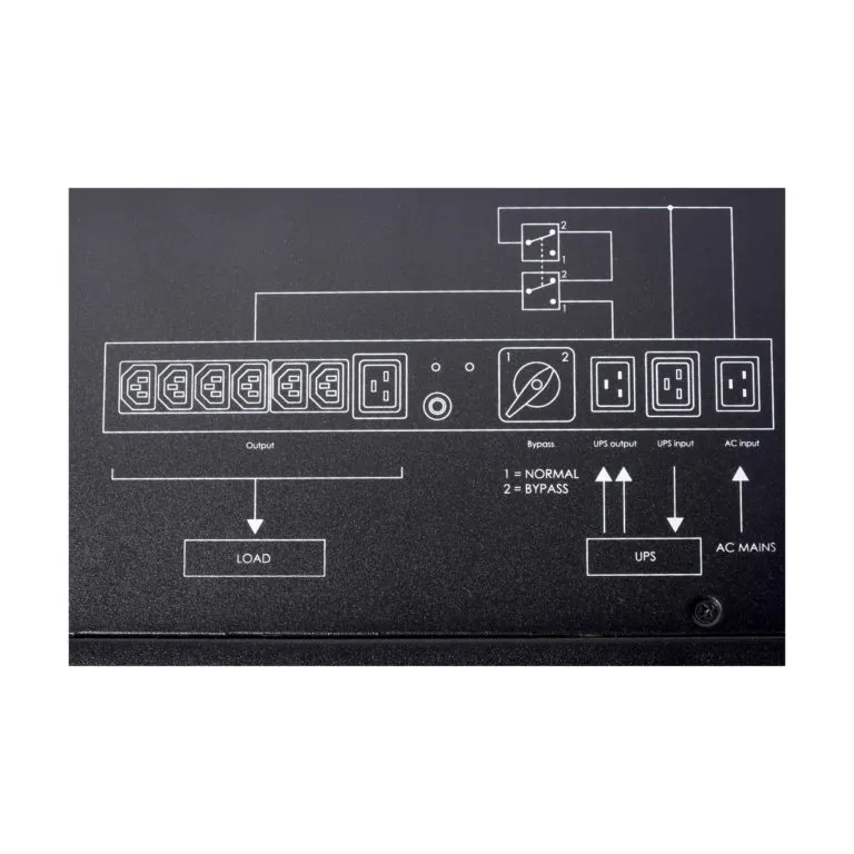 Switch Bypass con PDU 1-3kva 2
