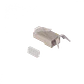 Conector CAT7 1,3mm RJ45 8P8C Bolsa 10-Conectores Machos Crimpeables oro-50um - Miniatura 2