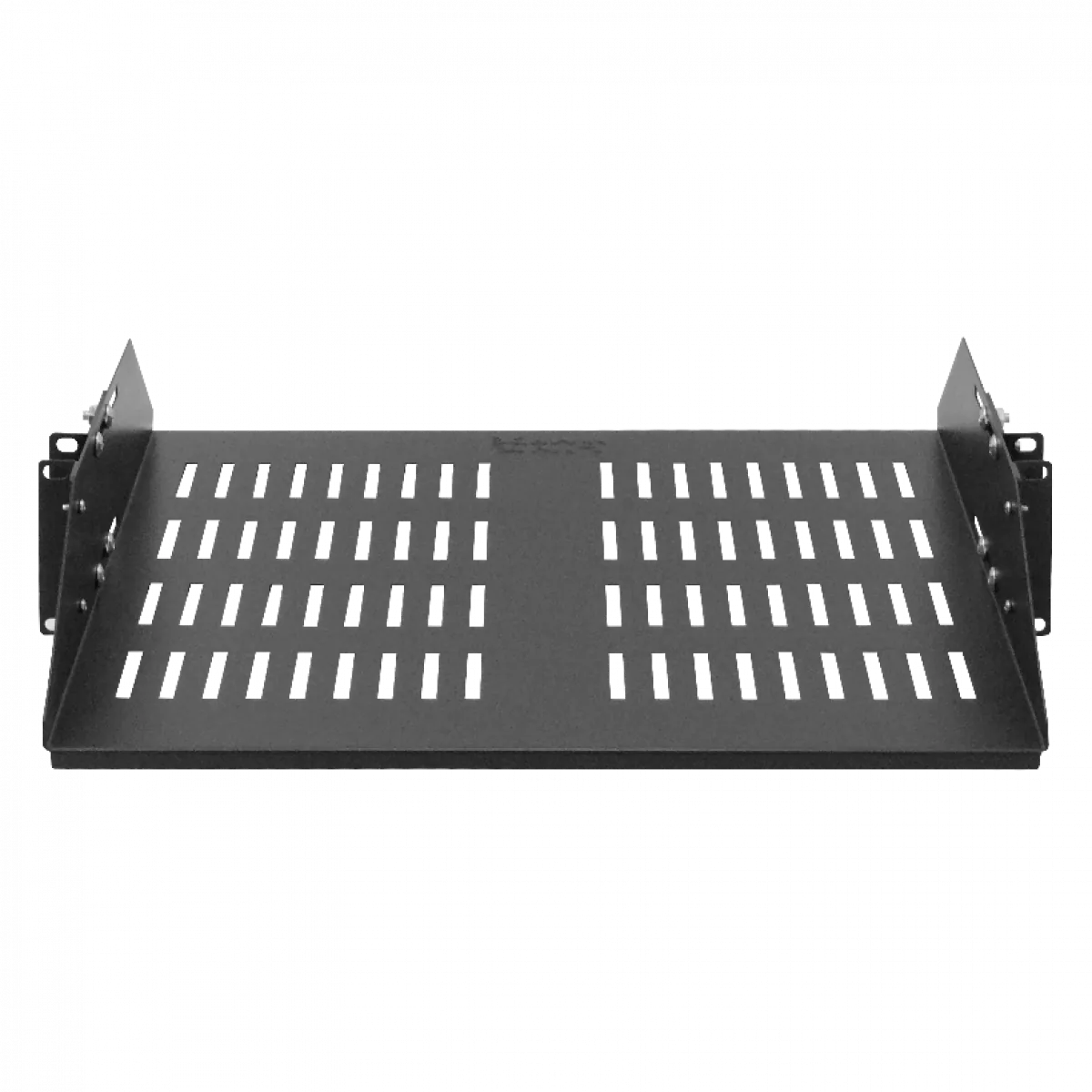 Bandeja Centrral ventilada ajustable 2U Negra 60cm 2