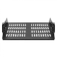 Bandeja Centrral ventilada ajustable 2U Negra 60cm - Miniatura 2