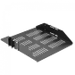 Bandeja Centrral ventilada ajustable 2U Negra 60cm - Miniatura 3