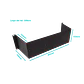 Soporte 3U-Rack c/Carril 30cm RielDIN 308mm p/Automatico Industriales - Miniatura 3