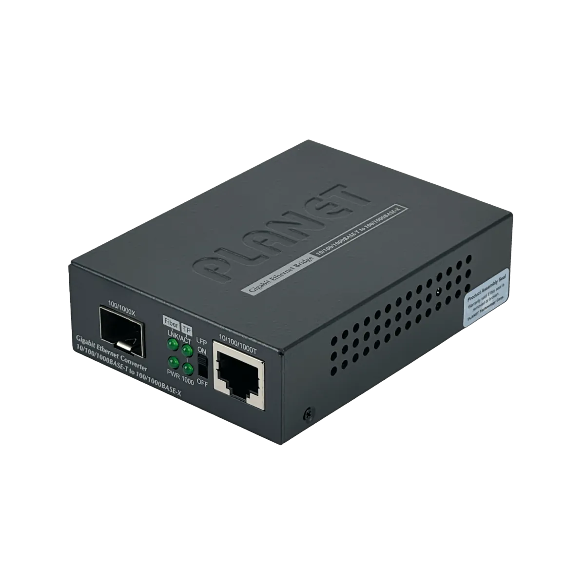 Media Converter Planet 1-1000 1-SFP Gigabit  Semi-Admin inc-5VDC/2,5A 3